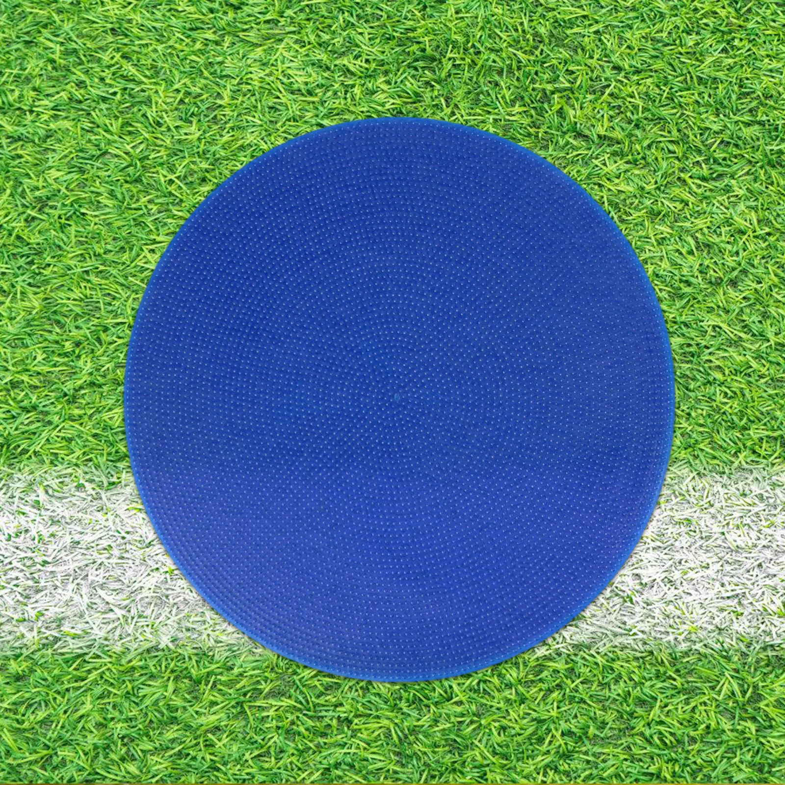 

4pcs Pvc Tennis Court Markers Durable Round Red Mats Spot Discs For Soccer Football Agility Training Floor Boundary Tools