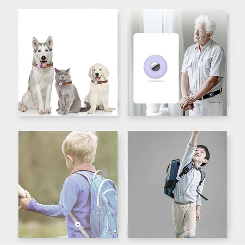 Silicone Airtag Case for Apple Cat Dog Collar Clip Cover Pet Anti-loss Locator Tracker Protective Sleeve Dog Accessories view 2