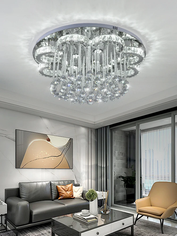 Modern Ceiling Light for Living Room Lamps for Bedroom Dining Room Lights Crystal Chandelier Ceiling Pendant Lamp