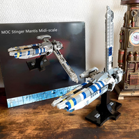 NEW MOC Stinger Mantis Star Battle Jedifallen Order Survivor Building Blocks - DIY Bricks Assembly Model Toy Gifts