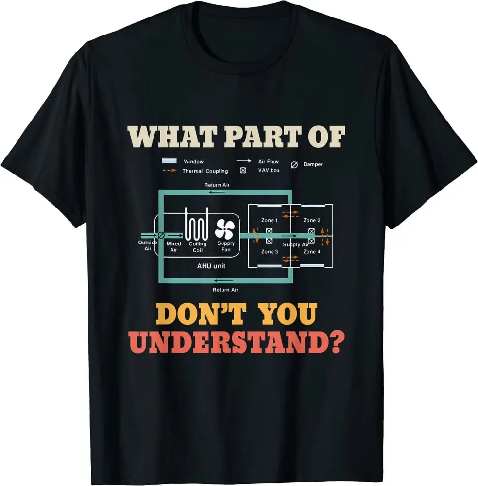 What Part Dont You Understand Funny HVAC Installer Tee T-Shirt  High Quality 100%Cotton Short Sleeve