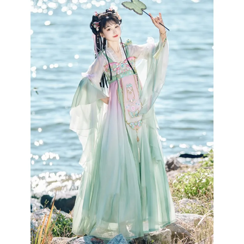 Chest skirt new Han element Chinese style improved daily spring and summer suit
