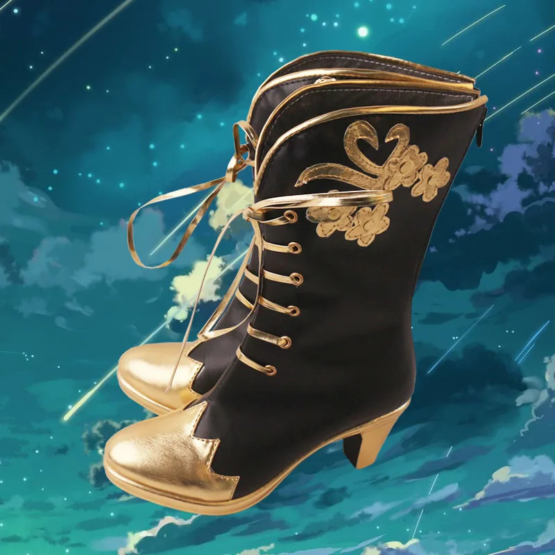 أحذية تأثيري ملتوية لعجائب العجائب للرجال والنساء ، إبيل فيلمير ، ترابولا ، أسود ، أزياء أنيمي ، كوس