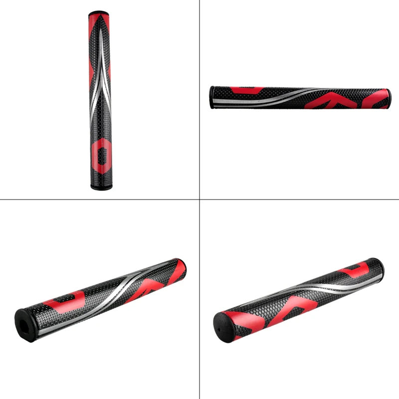 FzcSpeed Golf Putter Grip PU Leather Lightweight Golf Grips,Pistol Shape Anti-slip Pattern,Excellent Push for Golfer