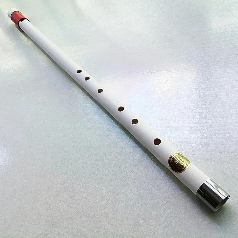 6 Holes Irish Whistle Flute Alto D/C/B/bB Tone Whistle Handmade Beginner Adult Practice Flute PVC Musical Vertical Flutes