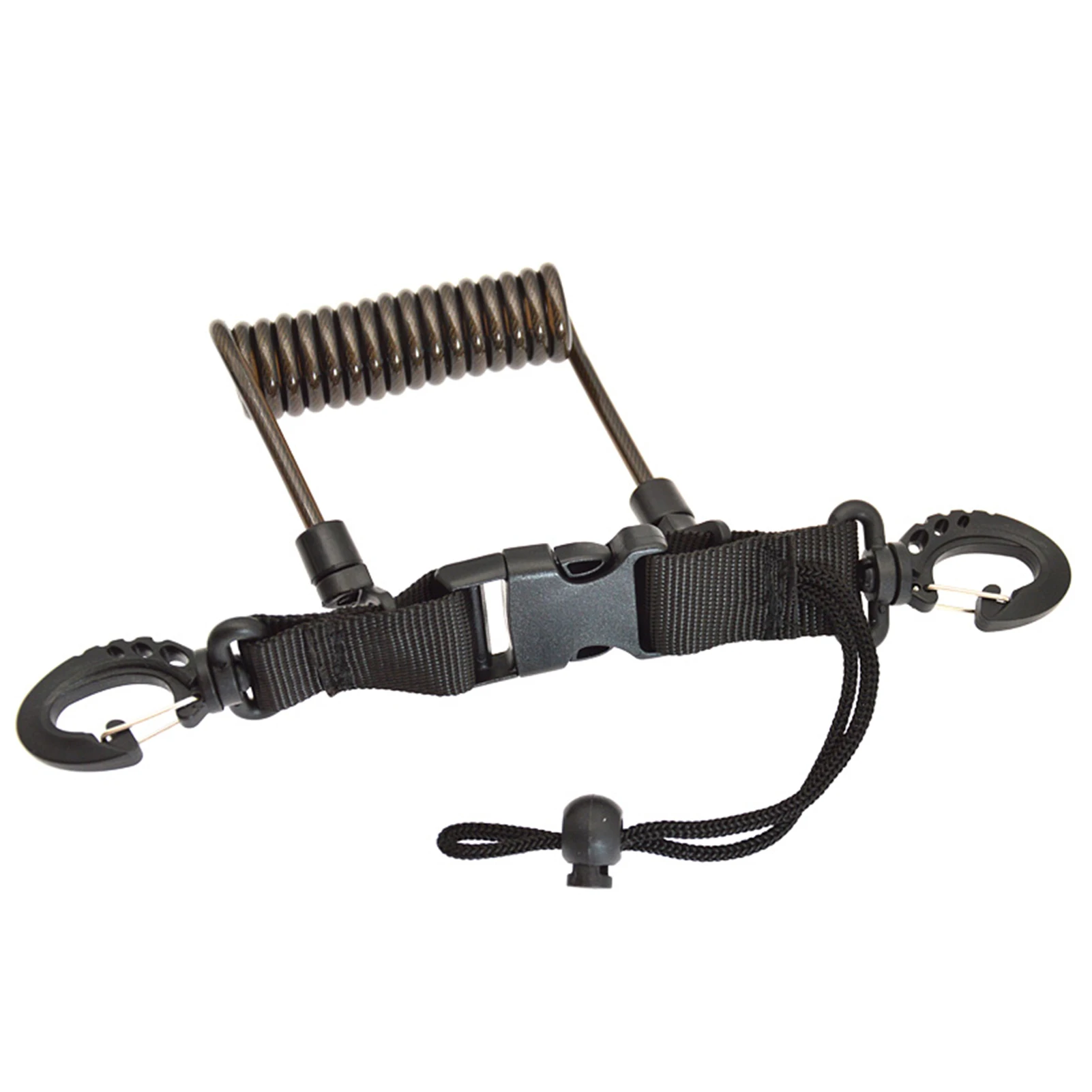 

【Розпродаж】Спиральный катушечный кабель, фонарики для камеры, защитный поводок для дайвинга, подводного плавания, серфинга, каякинга