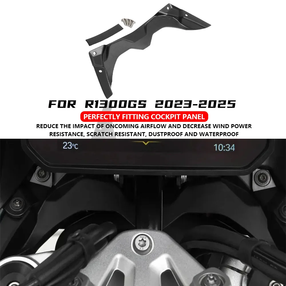 

For BMW R1300GS 2023-2025 Motorcycle Accessories Cockpit Panel Fairing Fork Shield Updraft Deflector R 1300 GS