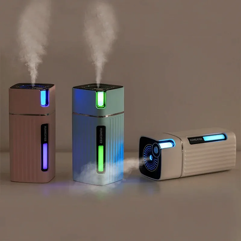 Air Humidifier Ultrasonic Smart Cool Mist Aroma Diffuser HumidifiersWith Color LED Light Mist Maker Fogger For Office Car Home