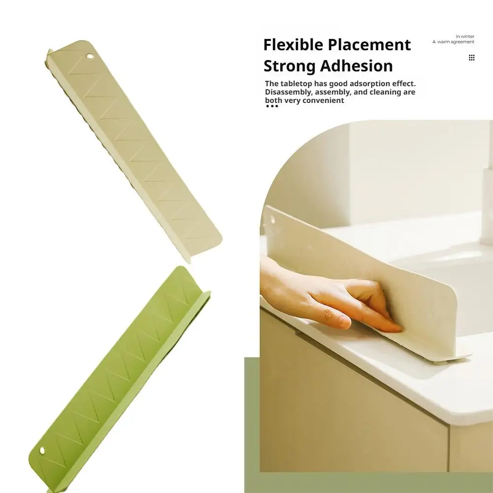 1PC Silicone Sink Baffle Guard with Suction Cup Pool To Protect Clothes From Splashing Water Baffle