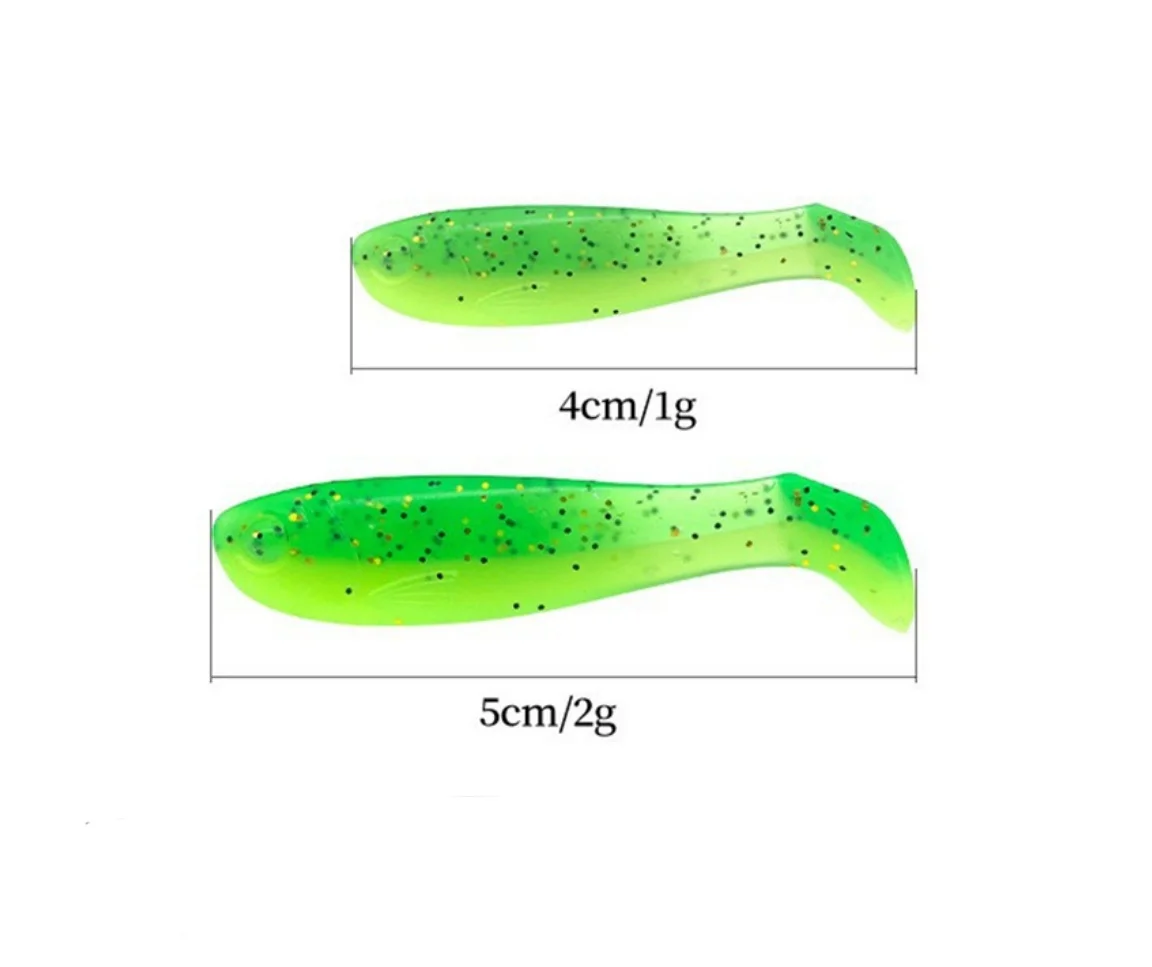 MUKUN 10 teile/los Shad Wurm Weichen Köder T Schwanz Jigging Wobbler Angeln Köder Tackle Bass Pike Aritificial Silikon Swimbait – Detail 4