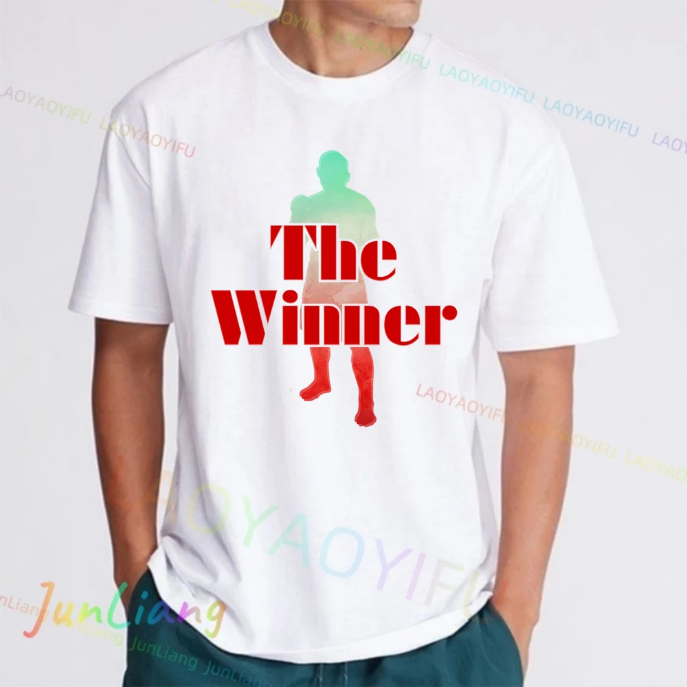 I’m The Winner Men's Shirts Graphic Tee Unisex Novel Funny Interest Original Mens T-shirts 100% Cotton Harajuku Y2k Clothes Goth