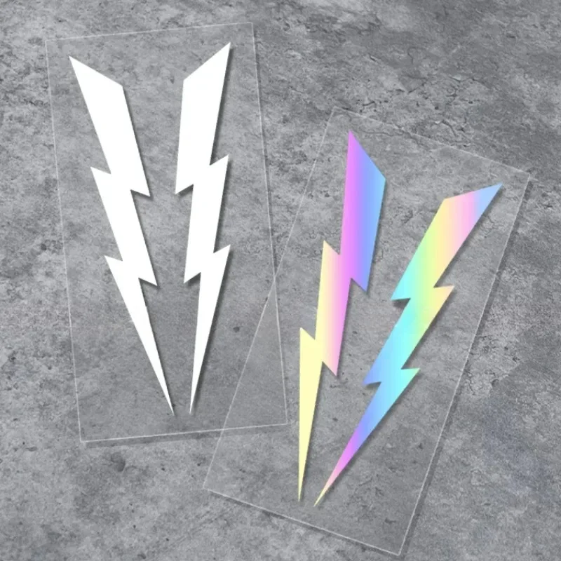 

1 Pair Lightning Motorcycle Stickers Car Decals DIY Moto Helmet Windshield Side Body Auto Exterior/Interior Decoration 10*2cm