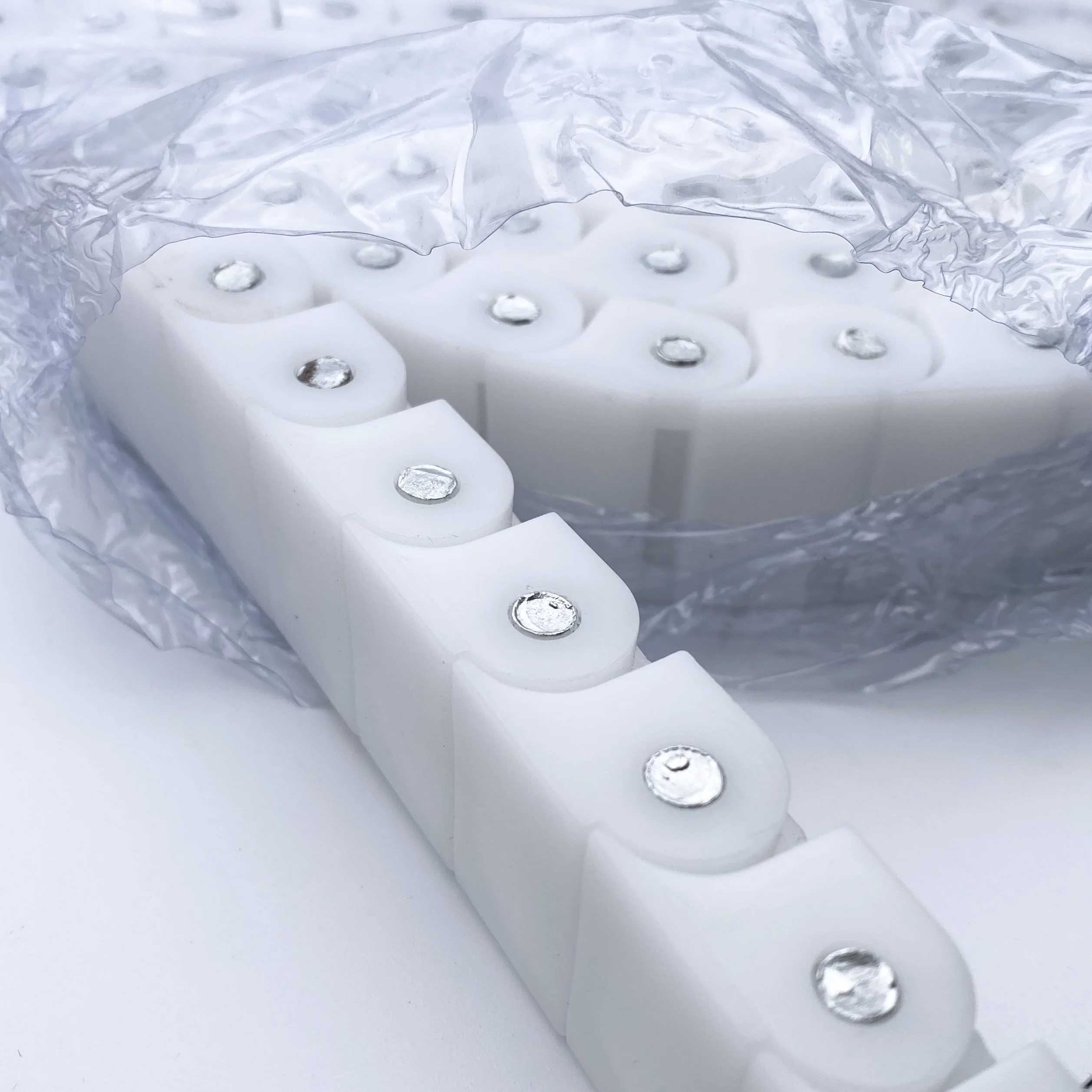 Imagem -02 - Corrente de Plástico de Engenharia Rs60p Corrente de Rolo com Metros de 60p Resistente ao Desgaste