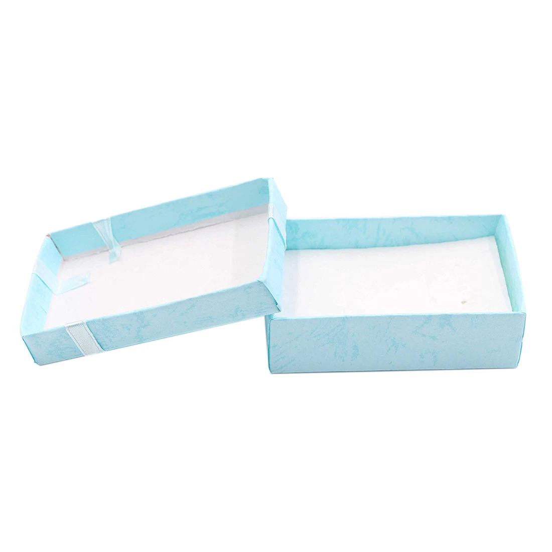 16pcs Paper Jewelry Gifts Boxes For Jewelry Display-Rings, Small Watches, Necklaces, Earrings, Bracelet Gift Packaging Box (Sky