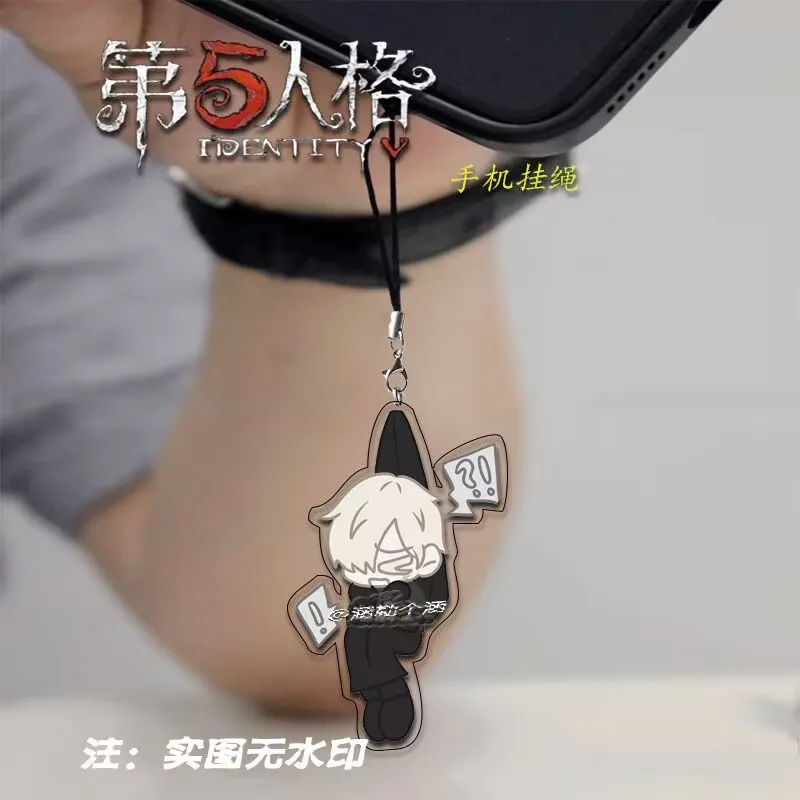 سلسلة هواتف محمولة محيطية "Identity V" كرتونية "Tomb Keeper، Broken Wheel" هي نفس الطراز لحبل الهاتف المحمول والقلادة