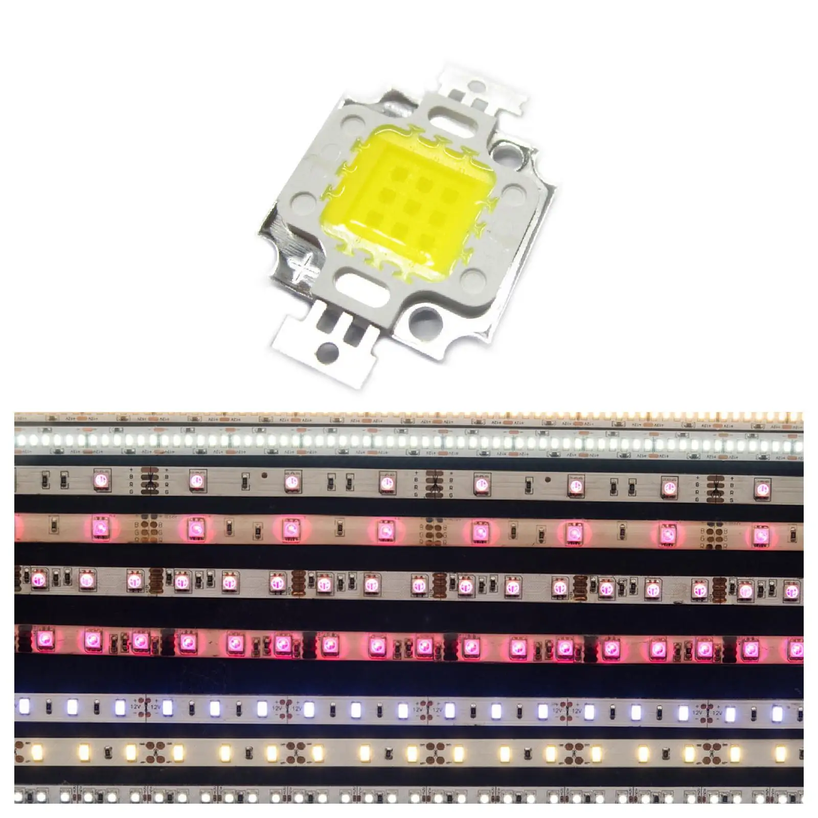 Lâmpada LED Chip para Downlights, Track Lights, Lanternas, 10W
