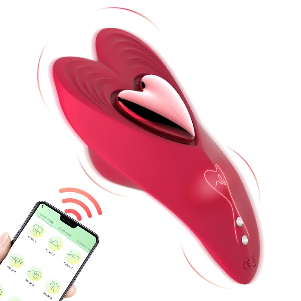 Stimolatore del clitoride femminile Wireless Bluetooth Control APP vibratore del punto G mutandine indossabili masturbatore giocattoli adulti del