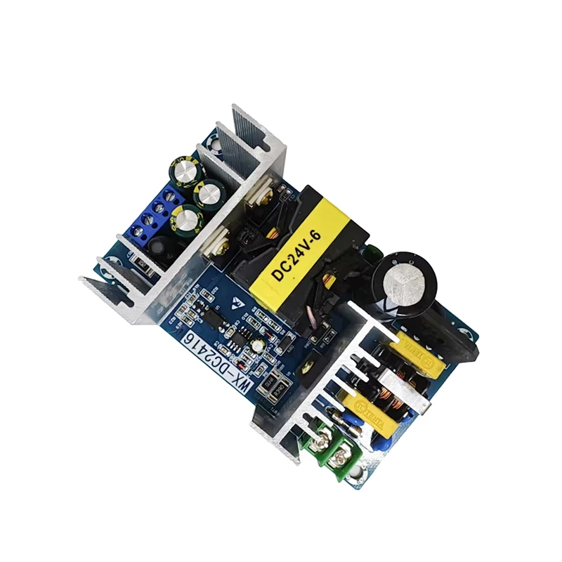 Switching power supply board, high power industrial power supply module, bare board DC module