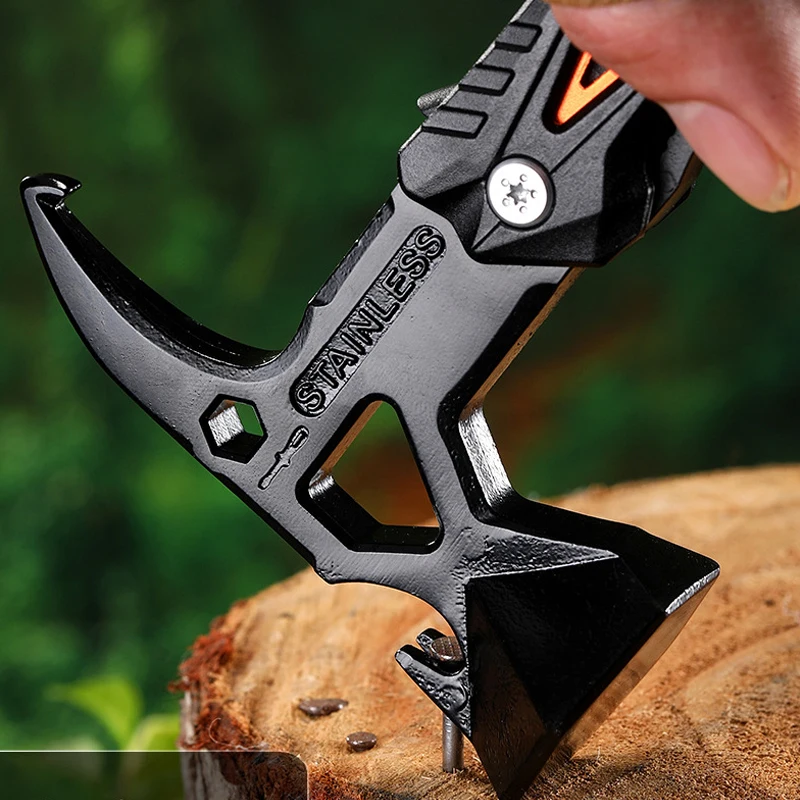 

High-quality Outdoor Multi-functional Manual Combination Tool for Camping Tents Canopies Windbreak Camps Hammer and Nail Remover