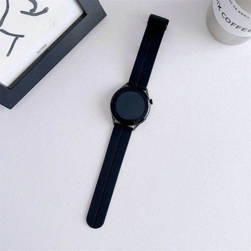 Magnetic Silicone Strap For Haylou Watch R8 S8 RS5 RS4 RS3 RT2 RT GST Sport Band For Haylou Solar Plus RT3 Men Women Bracelet