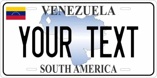 Venezuela Map Custom Personalized License plates Auto Bike Motorcycle Aluminum