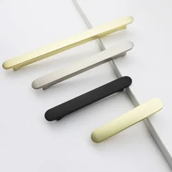 T-shaped Funiture Handles Zinc Alloy Wardrobe Door Pulls Brushed Black Drawer Knobs kitchen Cabinet Handles Home Decoration