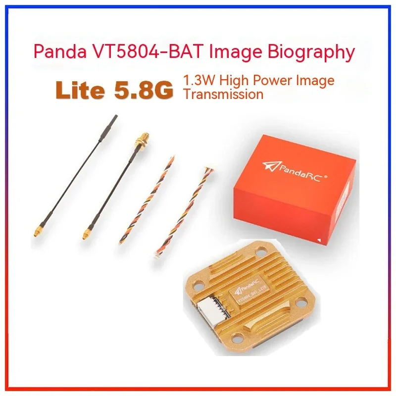 

【 Spot 】pandarc Panda Vt5804-bat Lite 5.8g Image Transmission 1.3w High Power Osd Parameter Adjustment X8 Aerial Photography