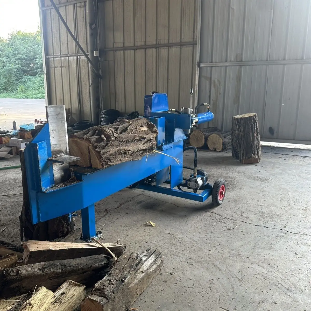 

Новый электрический гидравлический дровокол, сельский, две, разделение древесины, бытовая машина высокого качества