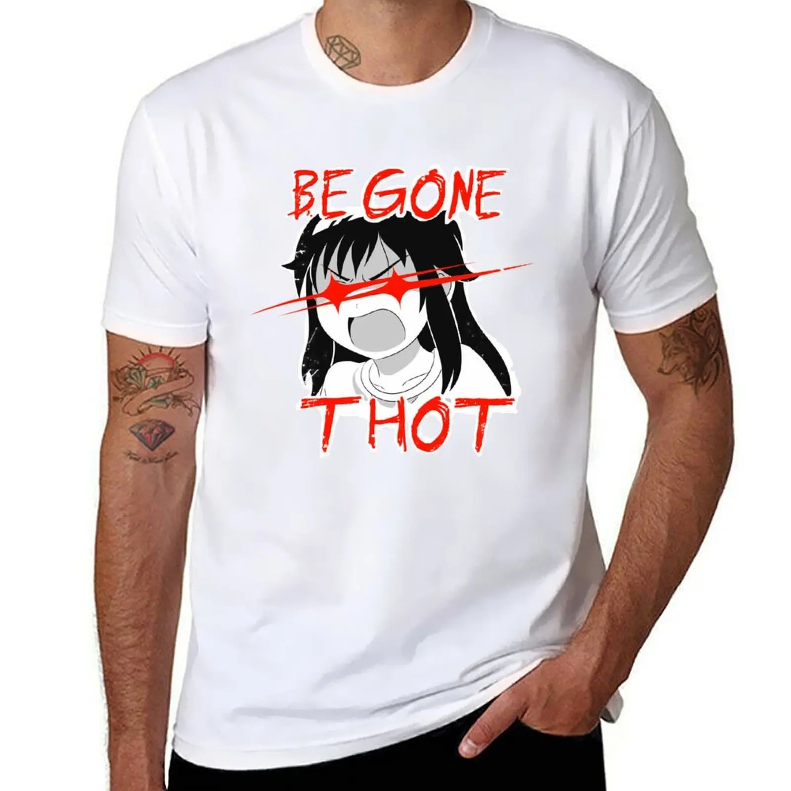 

Be gone Thot T-Shirt Quick Dry Sports Short Sleeve Tee