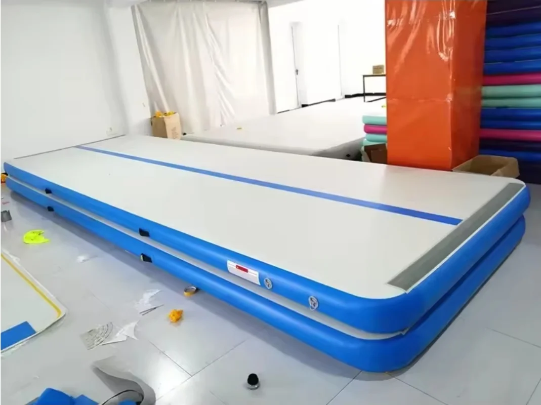 

Inflatable Air Tumbling Mat 8x2x0.2m Air Track Inflatable Gymnastics Mat Gymnastics Tumble Track 8inches Thickness With a Pump