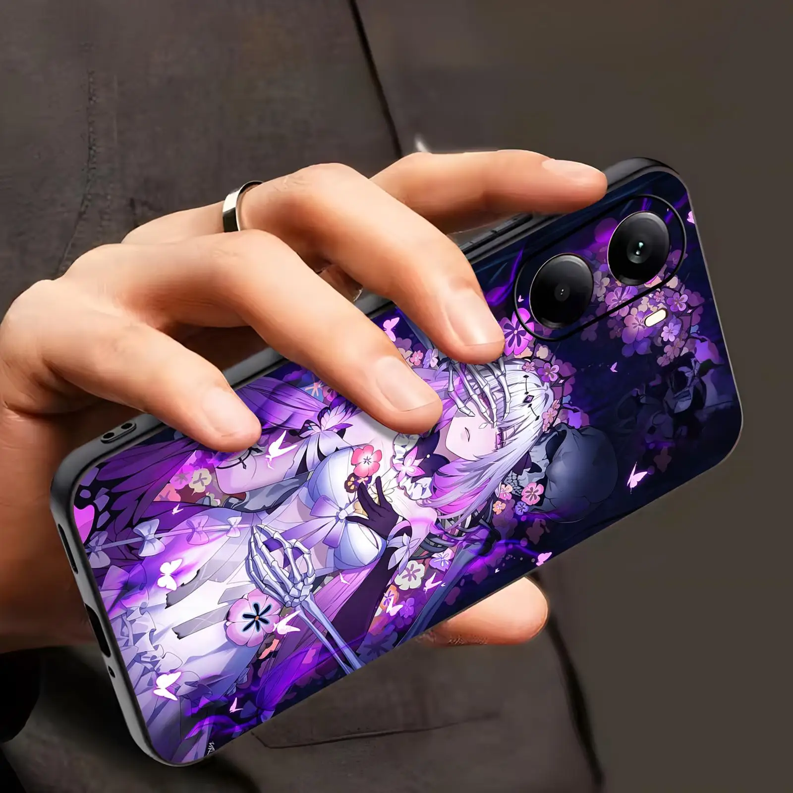 Honkai Star Rail Castorice   Phone Case For Xiaomi POCO M8 M7 M6 X8 X7 X6 F9 F8 F7 F6 Pro 5G Soft black Shockproof Cover