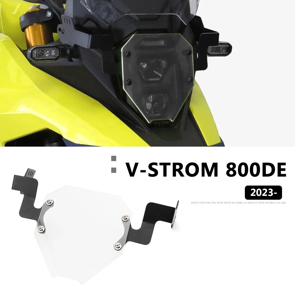 

For Suzuki V-STROM 800DE 800de 2023 2024 Headlight Bracket Guard Cover Acrylic Protector Motorcycle V-Strom 800 DE