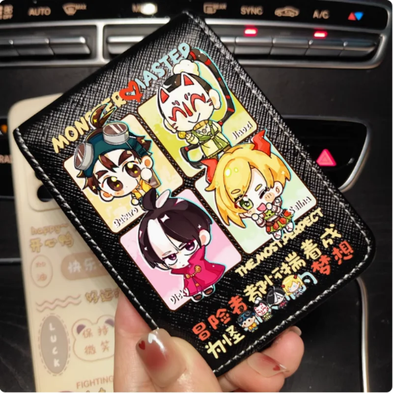 Anime Dumpling Moster Master Fashion Wallets PU Purse Card Holder Money Bag Gift 2323 Cosplay