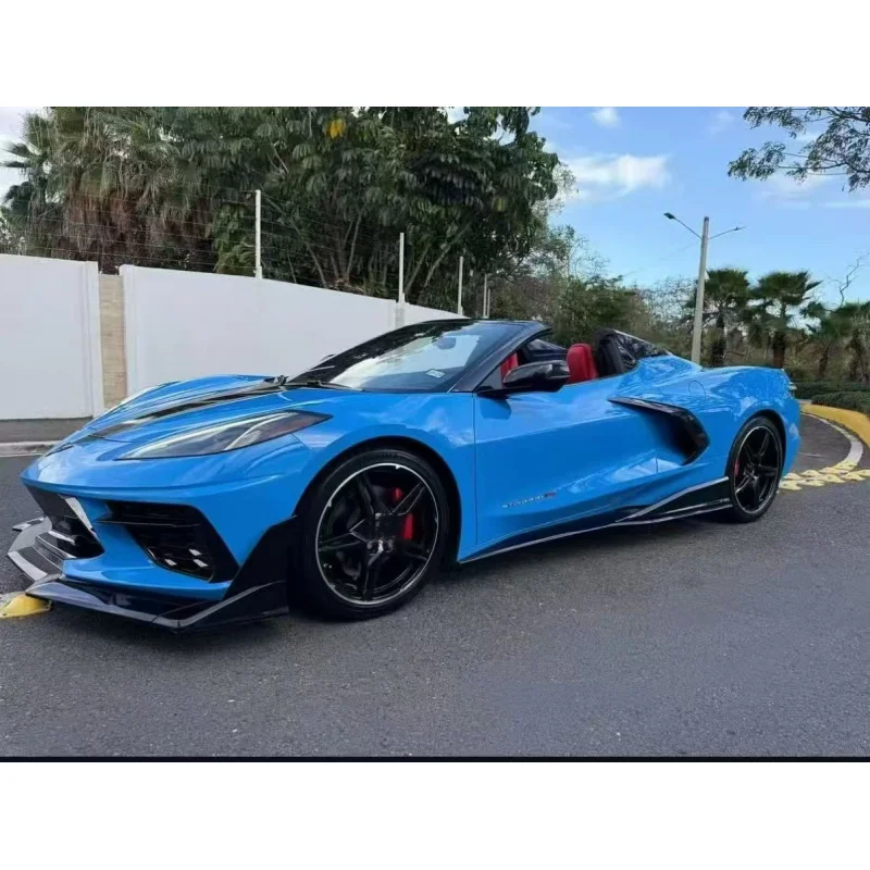 High Quality Carbon Fiber Front Lip Body Kit for Corvette C8 New Auto Parts Upgrade