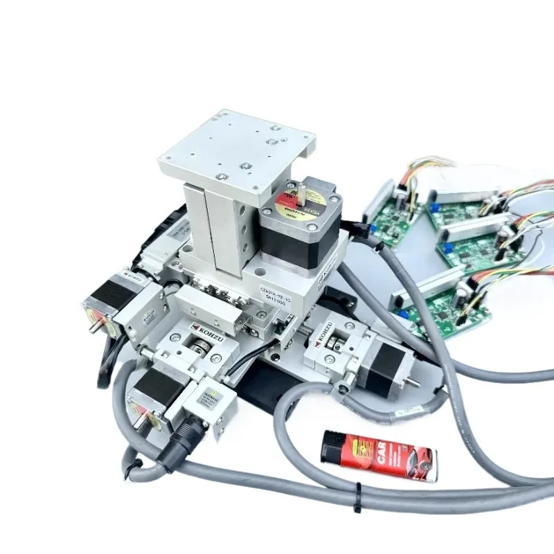 Precision Four-Axis Electric Fine Adjustment Platform 70mm Stroke with Micron-Level Accuracy for Industrial and Laboratory Use