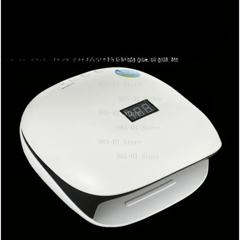 48W Nail Lamp Sun 4S, Detachable Base Quick Dry Phototherapy Machine with Painless Mode