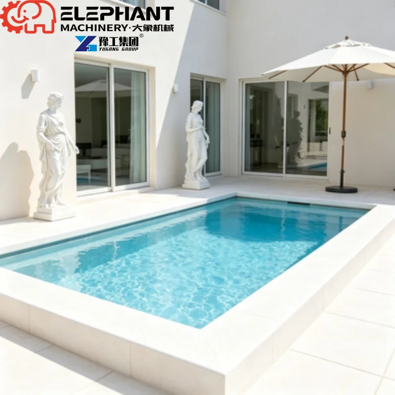 Factory Direct Fiberglass Swimming Pool, Easy Installation In-ground Pool With Premium Acrylic Gelcoat Surface