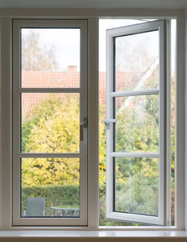 Sleek French Windows with Black Aluminum Frame Solid Structure and Bulltproof Casement Windows Custom Size for Villa House