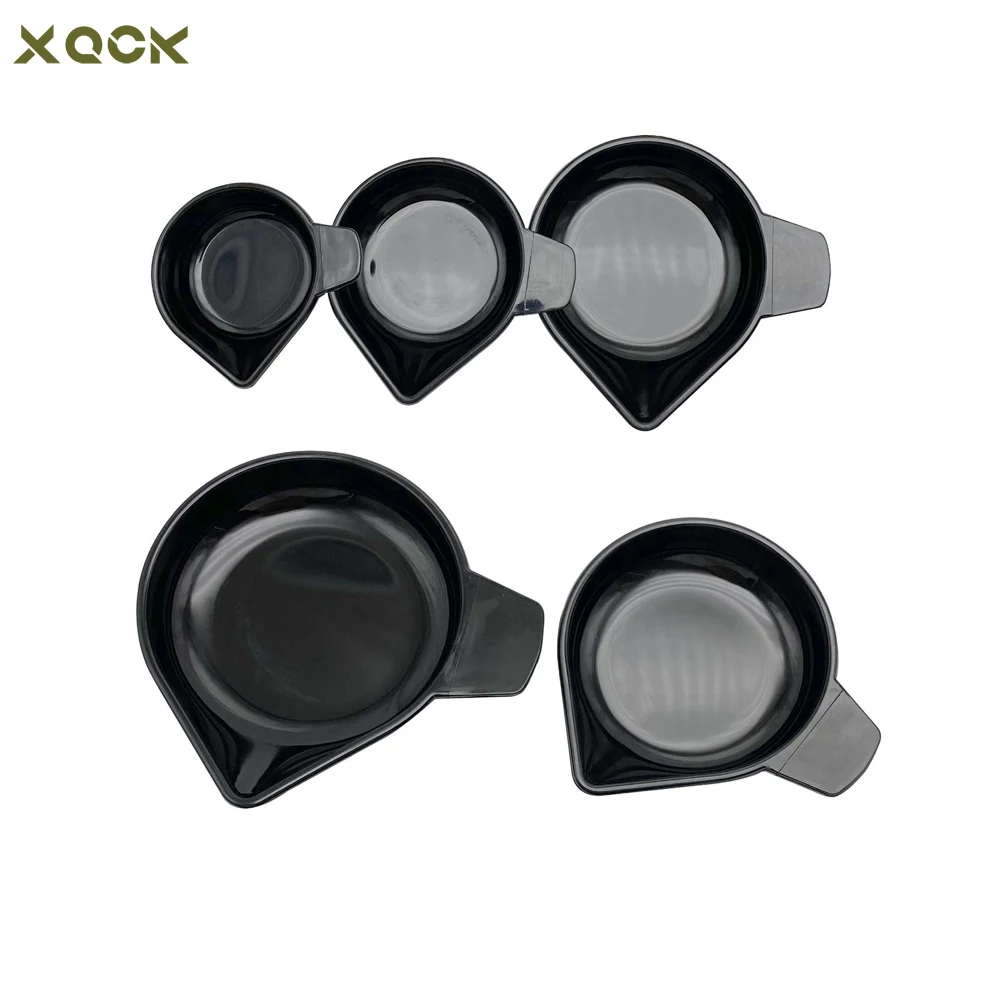 

5pcs/set Plastic Weighing Pans for Gemstones Beads Small Parts Measuring High Precision Stackable Scale Tray Kit Jewelry Tools