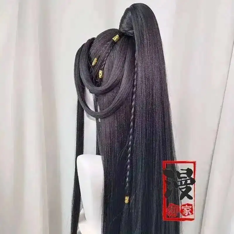 Styled Xie Lian Tai Zi Yue Shen Customized Wig Tian Guan Ci Fu Heaven Official’s Blessing Huacheng Cosplay Wig Xie Lian TGCF Wig