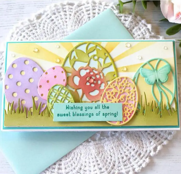 Easter egg basket Metal Cutting Dies Cut Die Mold Scrapbooking Paper Knife Mould Blade Punch Stencils