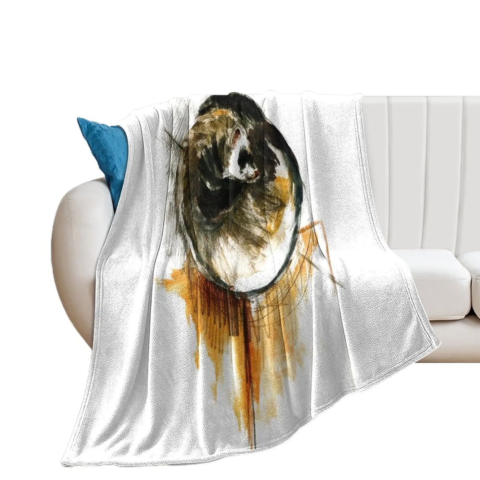 Little furet (Sleepy Ferret) Throw Blanket Thermals For Travel Decorative Sofa Blankets