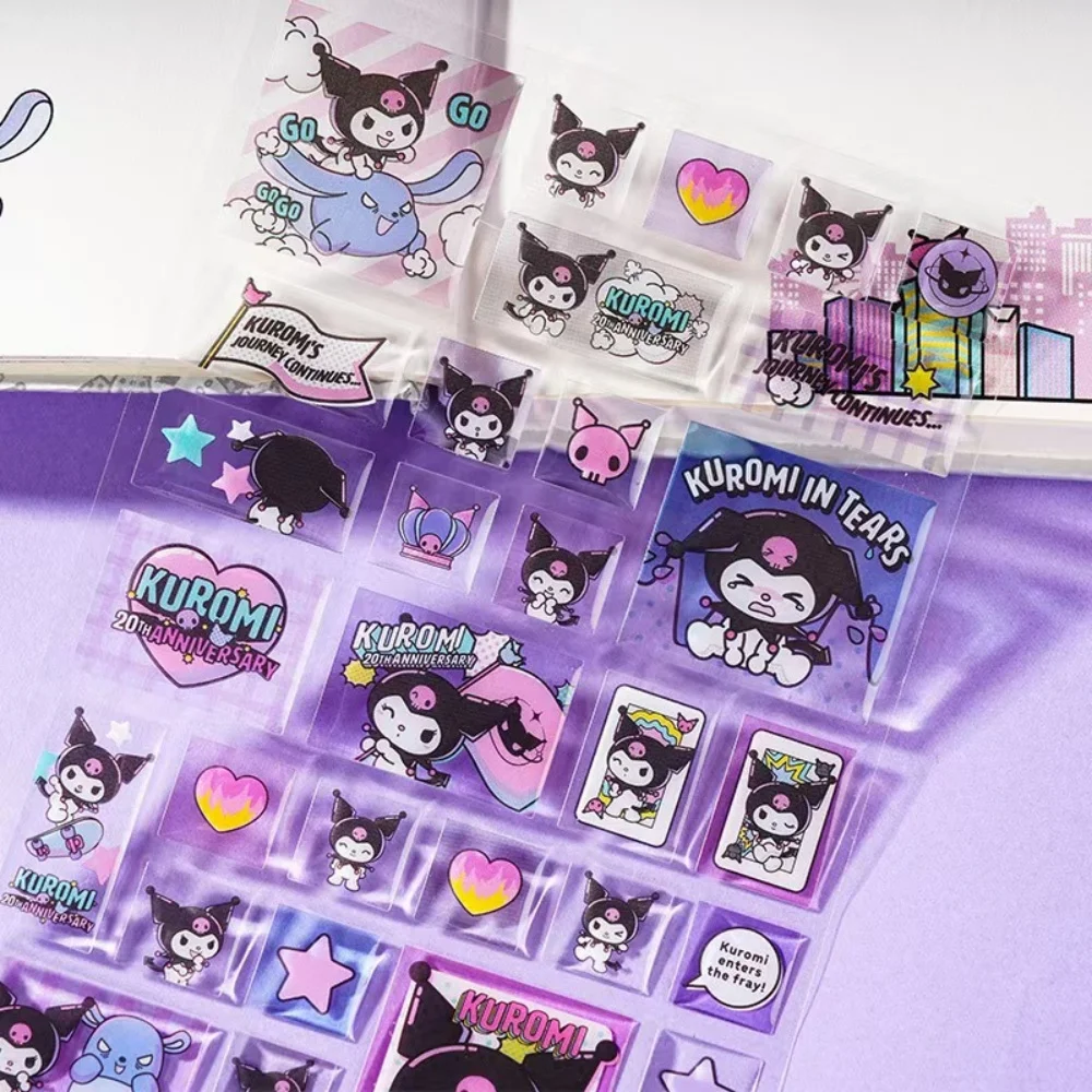 حقيقية سانريو كورومي الراتنج الصب ملصق Kawaii طالب القرطاسية جراب هاتف ملصق مزخرفة الاطفال لعبة فتاة هدايا عيد ميلاد