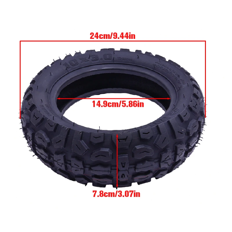 Electric scooter vacuum tubeless tire 10x3.0 tubeless wheel wear-resistant and anti-skid