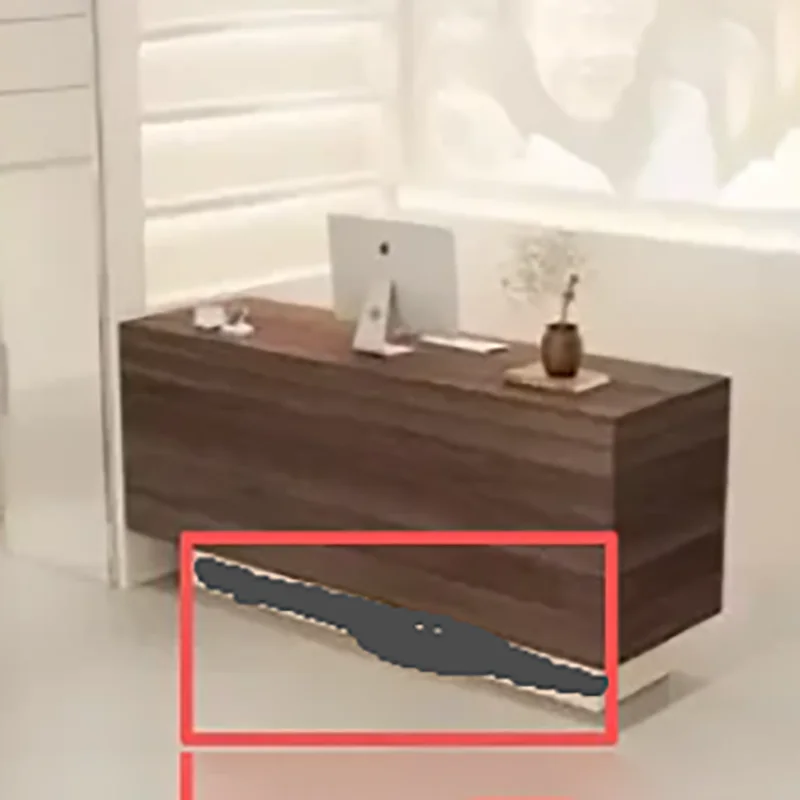 Customized 140x60x100cm reception desk（according to seller's requirements）