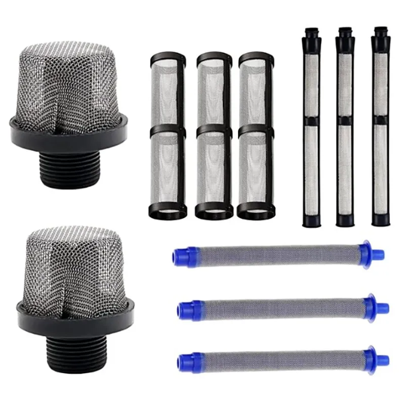 

2pcs 288716 3/4-Inch Inlet Strainer Thread &3pcs 288749 ,3pcs 287032 Airless Spray Gun Filters and 3pcs 60 mesh Manifold Straine