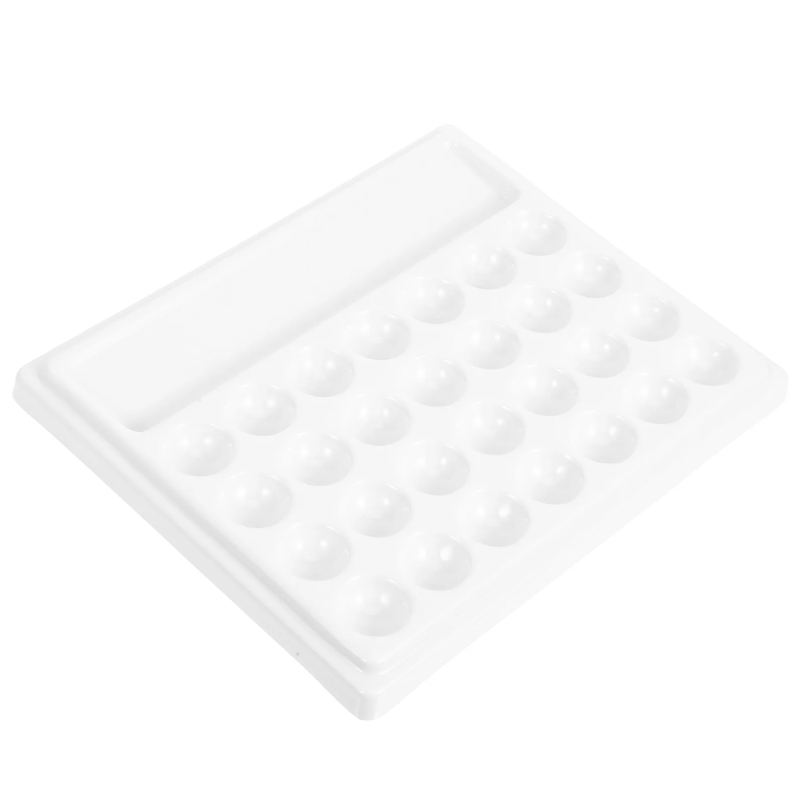 1 قطعة صينية الطلاء 28 ثقوب الفضاء توفير الصباغ صينية للزيت المائية الغواش اللون خلط لوحة لوازم الفنان