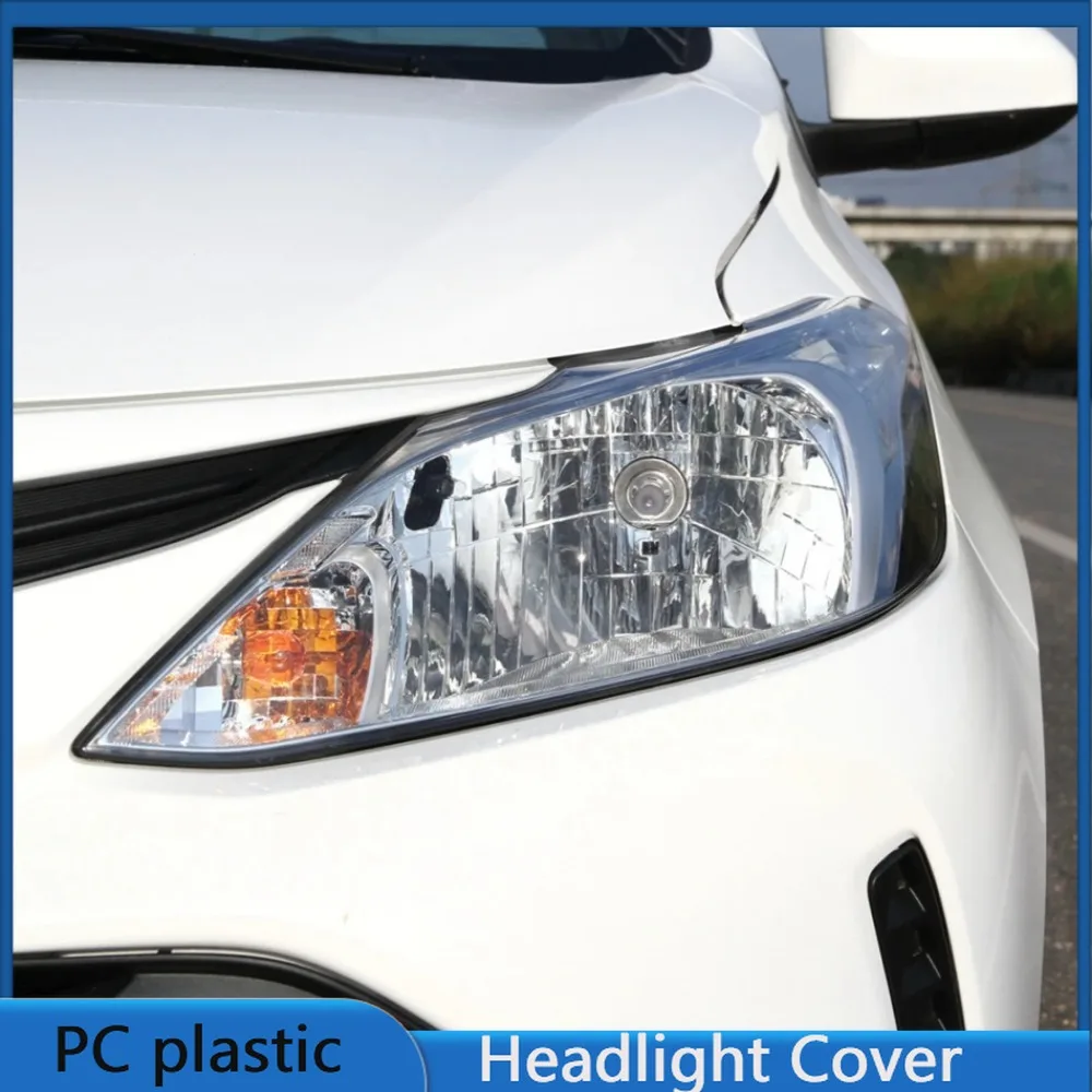 

For Toyota Vios 2017 2018 2019 Year Front Headlight Cover Transparent Lampshade Headlamp Lens Shell Body Kit Accessories
