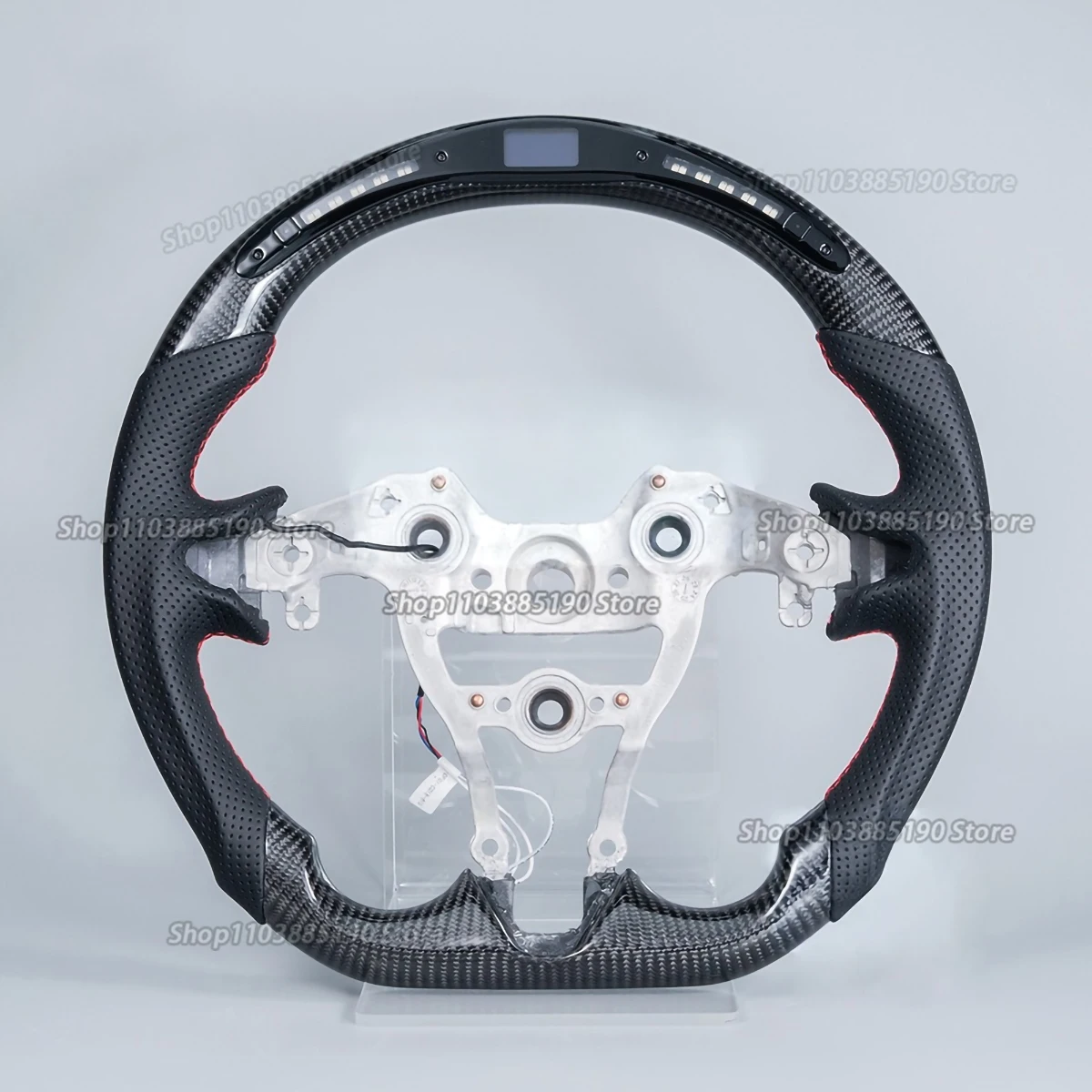 

Светодиодный автомобильный руль из углеродного волокна для Hyundai N-line Elantra N Genesis Sonata Elantra N I30N I20N 2022-2025, автомобильный руль