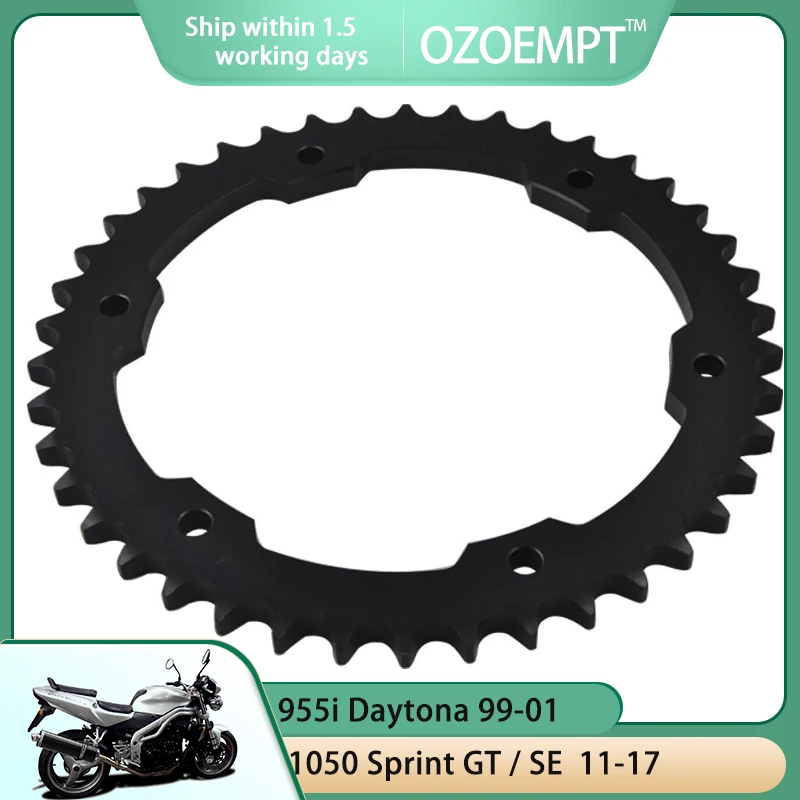 

OZOEMPT 530-42T Motorcycle Rear Sprocket Apply to 955 Speed Triple 1050 Speed Triple 1050 Sprint GT / SE 1050 Sprint ST